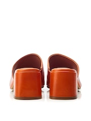 Moda in Pelle Mikia Square Toe Low Block Mule Sandals - Image 3 of 4