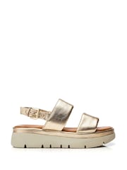 Moda in Pelle Netty Two Part Platform Leather Sandal - Image 1 of 4