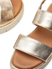 Moda in Pelle Netty Two Part Platform Leather Sandal - Image 4 of 4