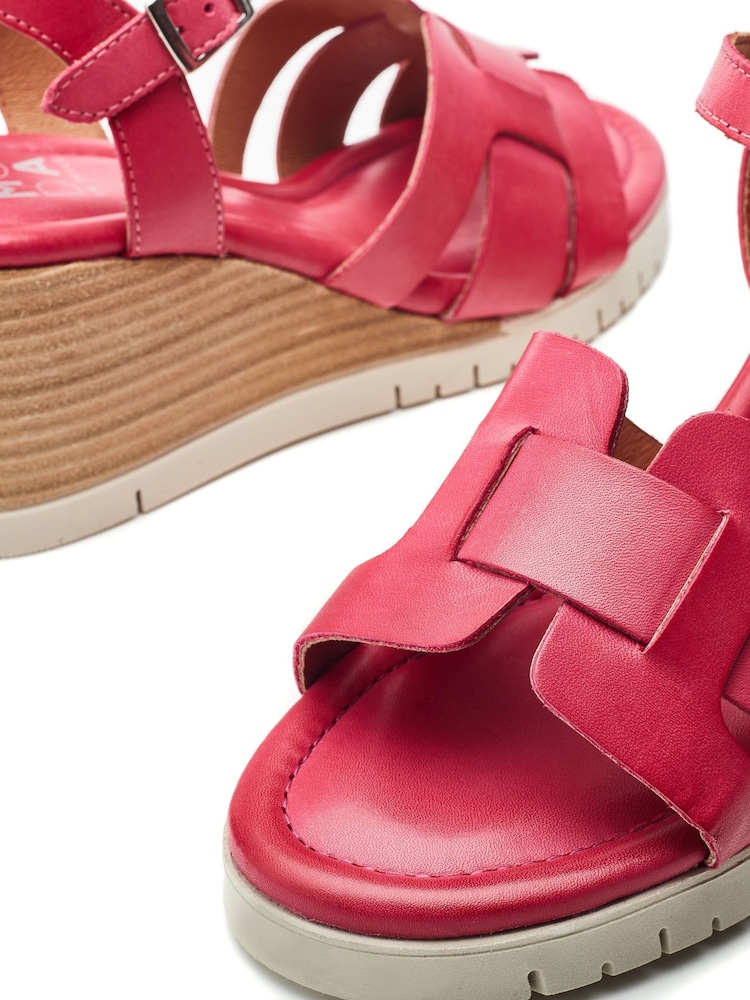 Moda in Pelle Pedie H Band Weave Sandals - Image 4 of 4