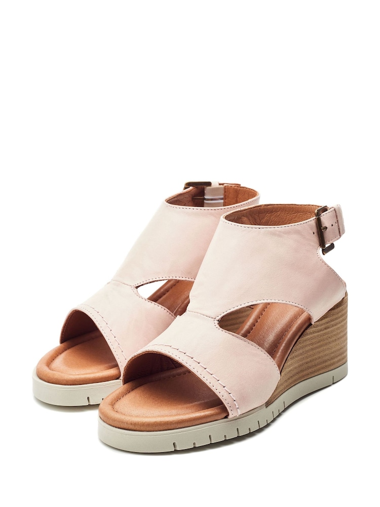 Moda in Pelle Peyten High Front Iber Wedges - Image 2 of 4