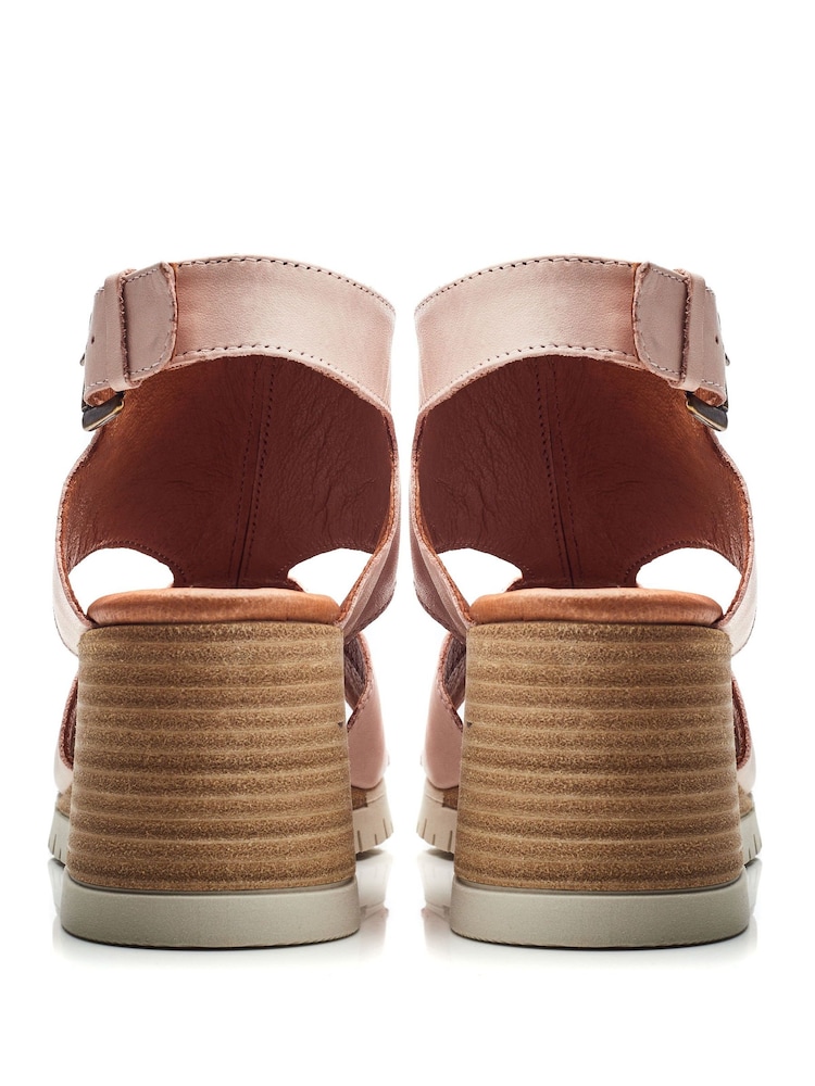 Moda in Pelle Peyten High Front Iber Wedges - Image 3 of 4