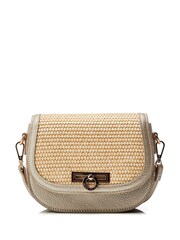 Złoty - Moda in Pelle Summer Cross-Body Bag With Feature Strap - Image 1 of 4