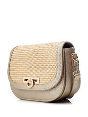 Złoty - Moda in Pelle Summer Cross-Body Bag With Feature Strap - Image 2 of 4