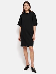 Jigsaw Black 100% Cotton Riley T-Shirt Dress - Image 1 of 6