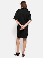 Jigsaw Black 100% Cotton Riley T-Shirt Dress - Image 5 of 6