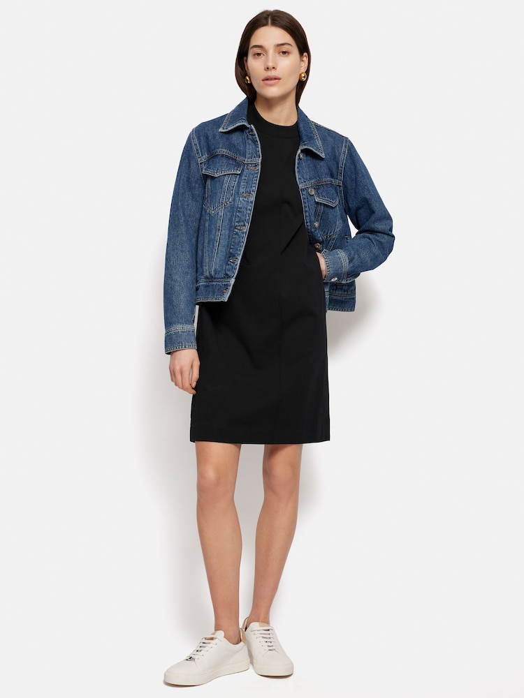 Jigsaw Black 100% Cotton Riley T-Shirt Dress - Image 6 of 6 Jigsaw Black 100% Cotton Riley T-Shirt Dress - Image 6 of 6