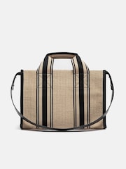 Jigsaw Natural Athena Stripe Woven Tote - Image 1 of 1