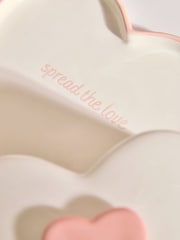 Pink Heart Shaped Butter Dish - Image 4 of 6