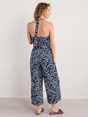 Seasalt Cornwall Bronnen-Jumpsuit aus Leinenmischung mit Neckholder - Bild 2 von 5