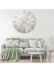 Thomas Kent Clocks Natural 45 Wharf Grand Wall Clock - Image 1 of 3