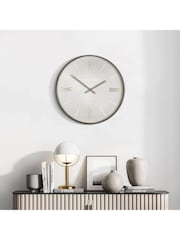 Thomas Kent Clocks Grey 20'' Lexington Wall Clock - Image 1 of 3