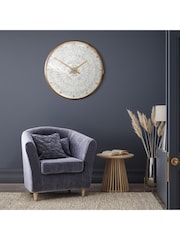 Thomas Kent Clocks Gold 30'' Dandelion Wall Clock - Image 1 of 3
