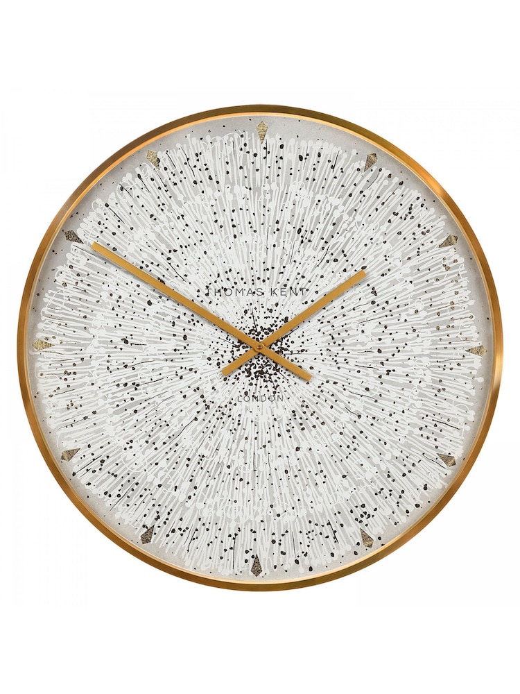 Thomas Kent Clocks Gold 30'' Dandelion Wall Clock - Image 2 of 3