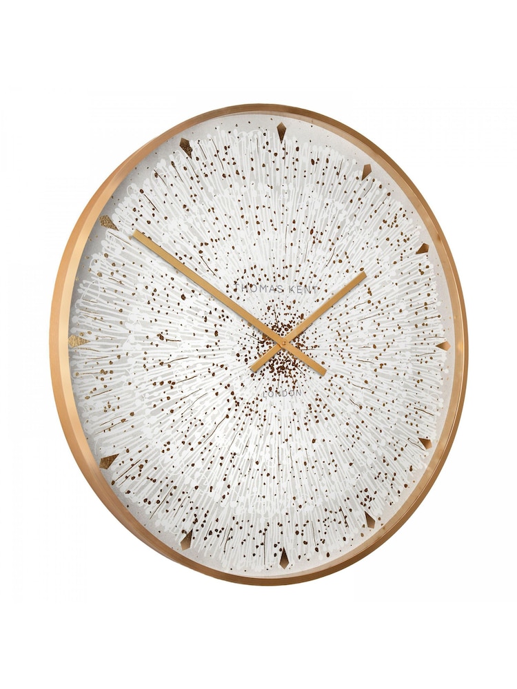 Thomas Kent Clocks Gold 30'' Dandelion Wall Clock - Image 3 of 3