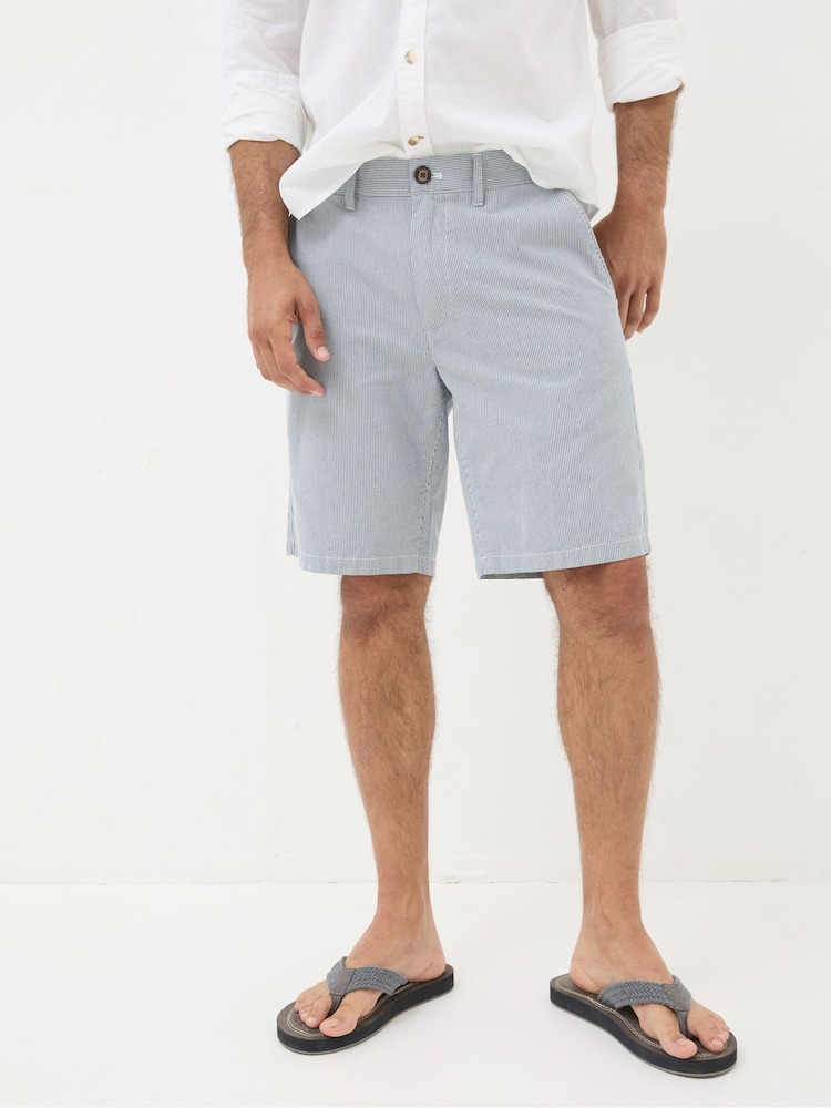 FatFace Blue Mawes Stripe Shorts - Image 1 of 4