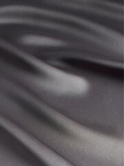 Mint Velvet Grey Satin Maxi Slip Skirt - Image 8 of 8