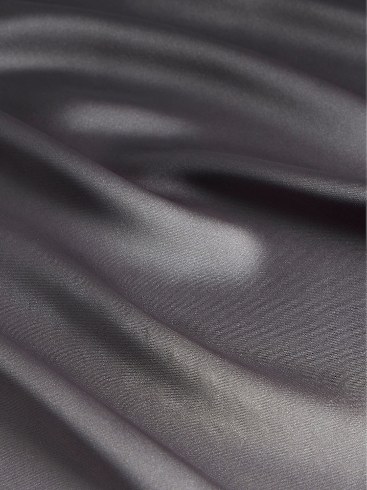 Mint Velvet Grey Satin Maxi Slip Skirt - Image 8 of 8