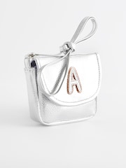 Silver Inital Metallic Bag - Image 1 of 5