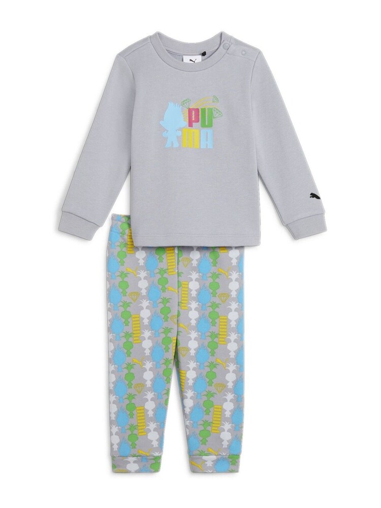 Puma Grey x Trolls Baby Boy Joggers Set - Image 1 of 2