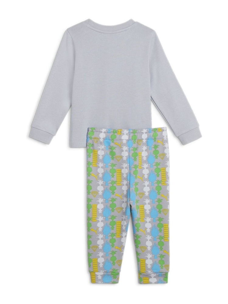 Puma Grey x Trolls Baby Boy Joggers Set - Image 2 of 2