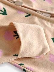 Bonds Cream Tulip Flower Print Zip Sleepsuit Wondersuit - Image 4 of 4