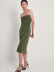 Monsoon Green Billi Bandeau Dress - Image 2 of 4
