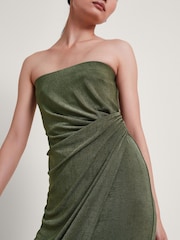 Monsoon Green Billi Bandeau Dress - Image 4 of 4