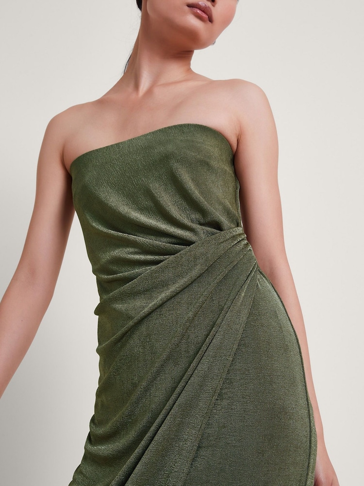 Monsoon Green Billi Bandeau Dress - Image 4 of 4