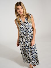 Baukjen Blue Annmarie Dress with Lenzing™ Ecovero™ - Image 4 of 4