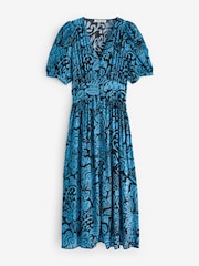 Baukjen Kleid „Holly“ mit Lenzing™ Ecovero™, Blau - Bild 3 von 3