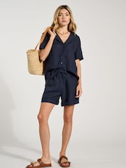 Baukjen Blue Ethel 100% Linen Shirt - Image 3 of 4