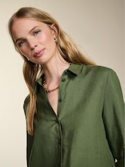 Baukjen Green Della Hemp Shirt - Image 3 of 6