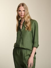 Baukjen Green Della Hemp Shirt - Image 4 of 6