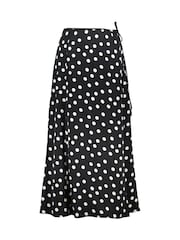 Baukjen Celeste Recycled Cupro Black Skirt - Image 5 of 5
