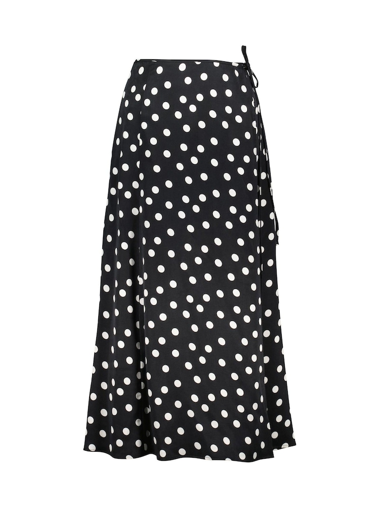 Baukjen Celeste Recycled Cupro Black Skirt - Image 5 of 5
