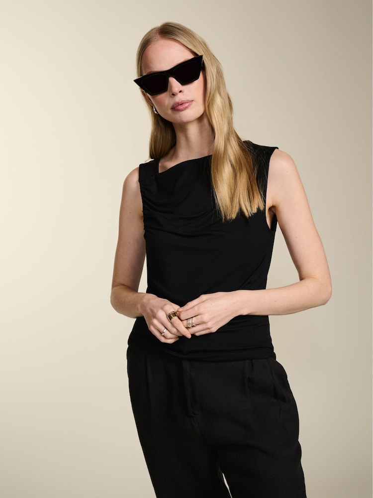 Baukjen Lisette Black Top with Lenzing™ Ecovero™ - Image 1 of 4