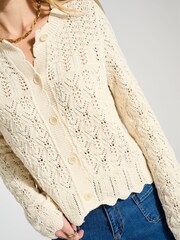 Baukjen Cream Ursula Ecotec Cardigan - Image 1 of 5