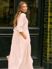 Baukjen Brenda 100% Linen White Dress - Image 1 of 3
