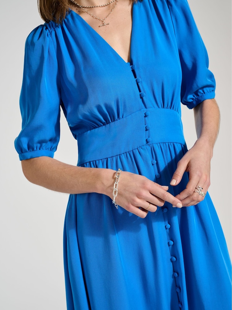 Baukjen Blue Tia Dress with Tencel™ - Image 1 of 3
