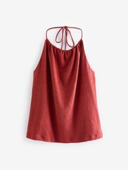 Baukjen Aster 100% Linen Brown Top - Image 1 of 1