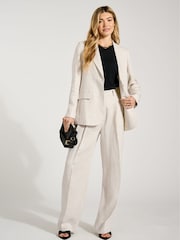 Baukjen Cream Tracy Linen Blazer - Image 2 of 3