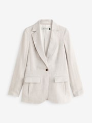 Baukjen Cream Tracy Linen Blazer - Image 3 of 3
