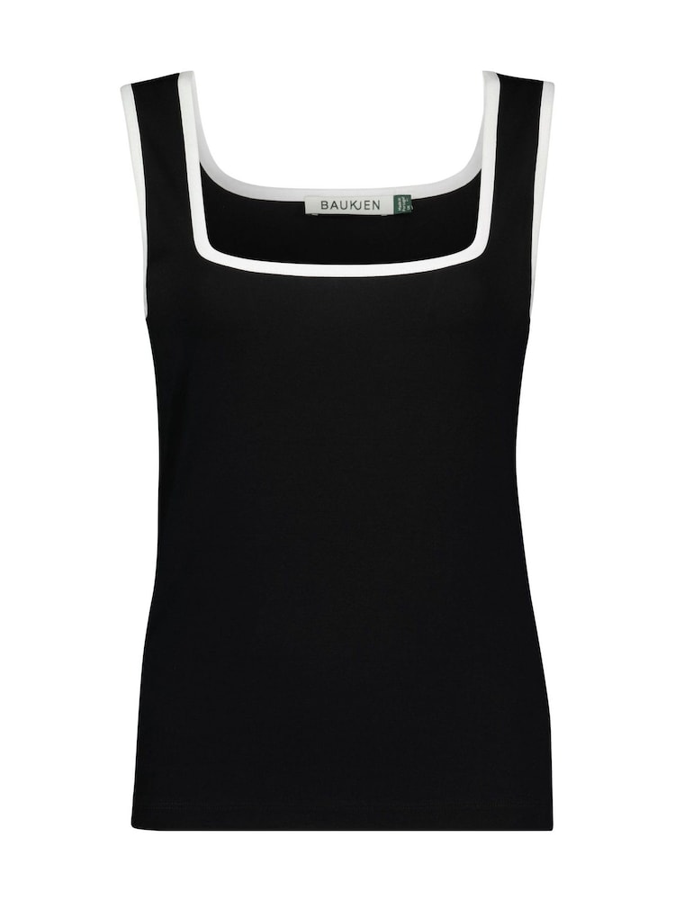Baukjen Ellie Black Top with Lenzing™ Ecovero™ - Image 3 of 3