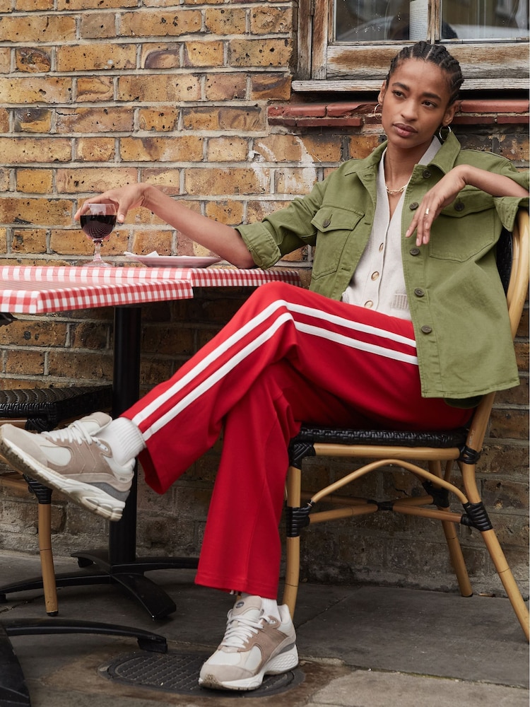 Baukjen Tippi Red Trousers with Lenzing™ Ecovero™ - Image 1 of 5 Baukjen Tippi Red Trousers with Lenzing™ Ecovero™ - Image 1 of 5
