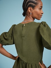 Baukjen Green Georgiana Dress with Tencel™ - Image 2 of 5