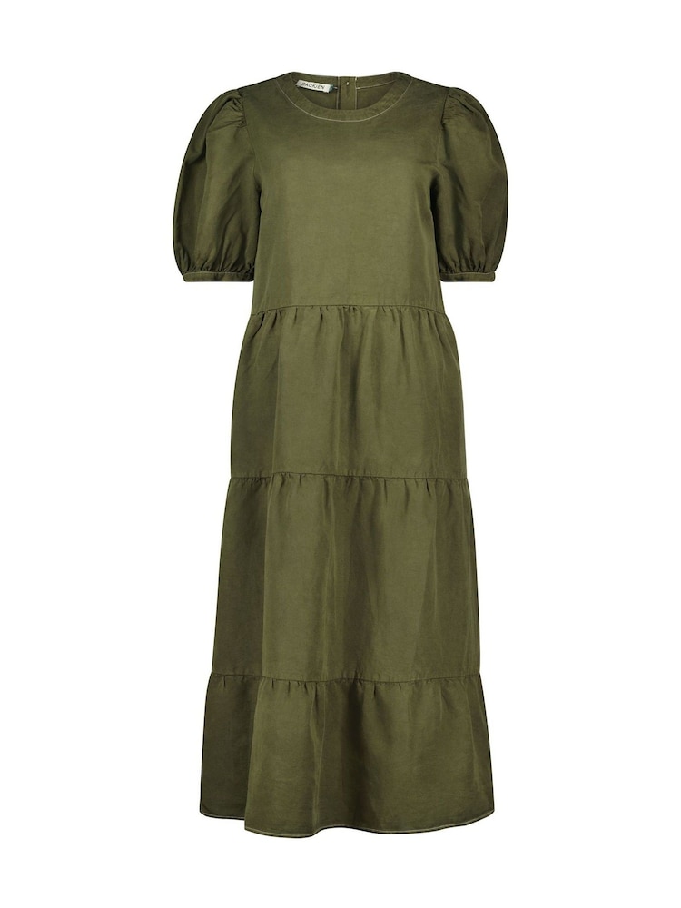Baukjen Green Georgiana Dress with Tencel™ - Image 5 of 5
