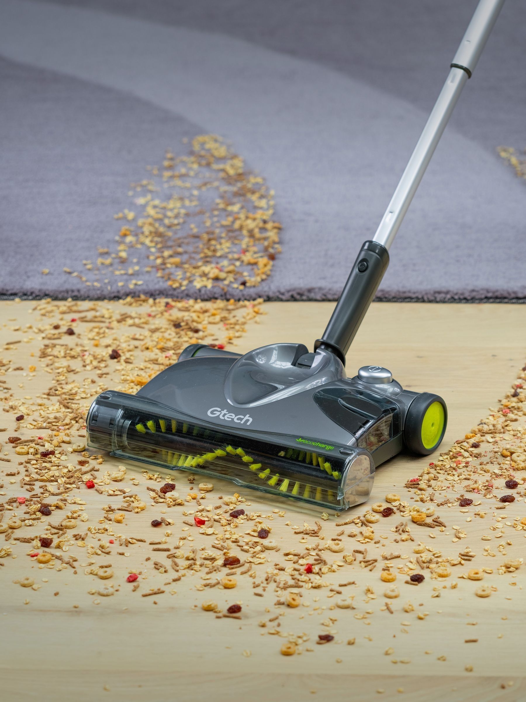 GTECH Metallic Grey Lithium Carpet Sweeper SW22