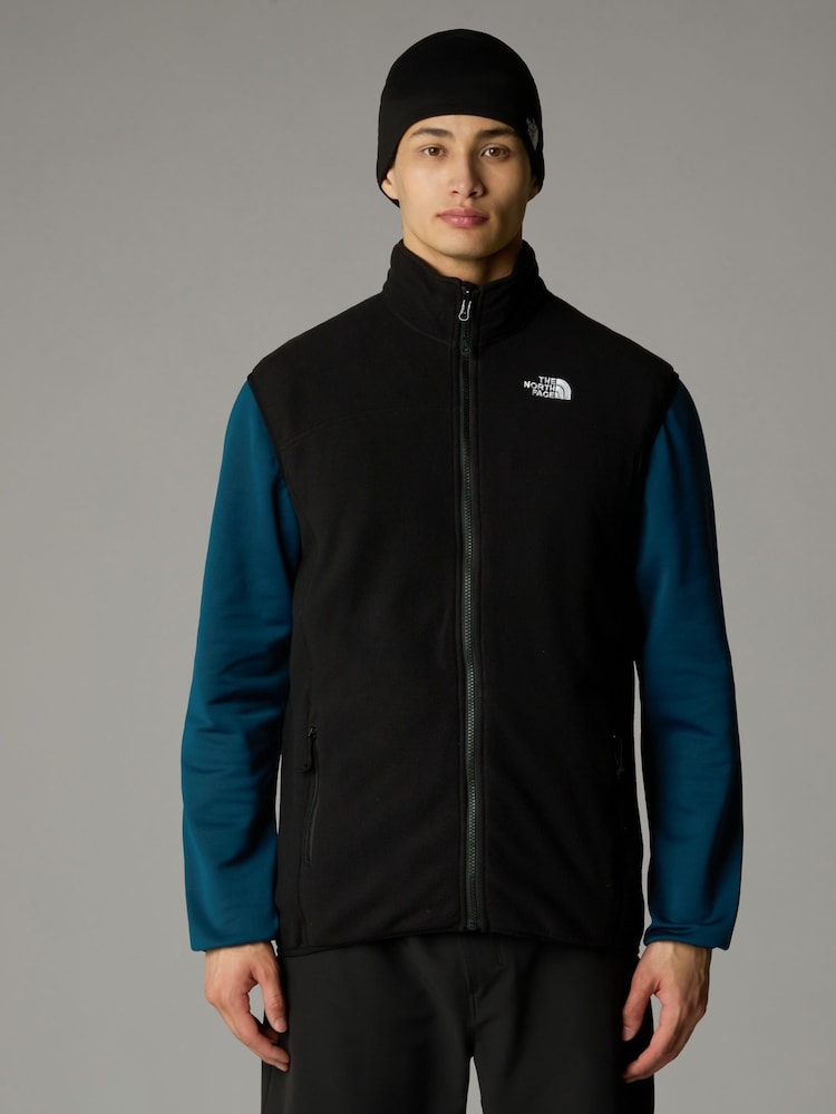 The North Face Black 100 Glacier Gilet - Image 1 of 6