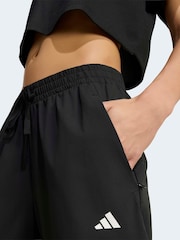 adidas Black Workout Essentials Woven Joggers - Image 5 of 7